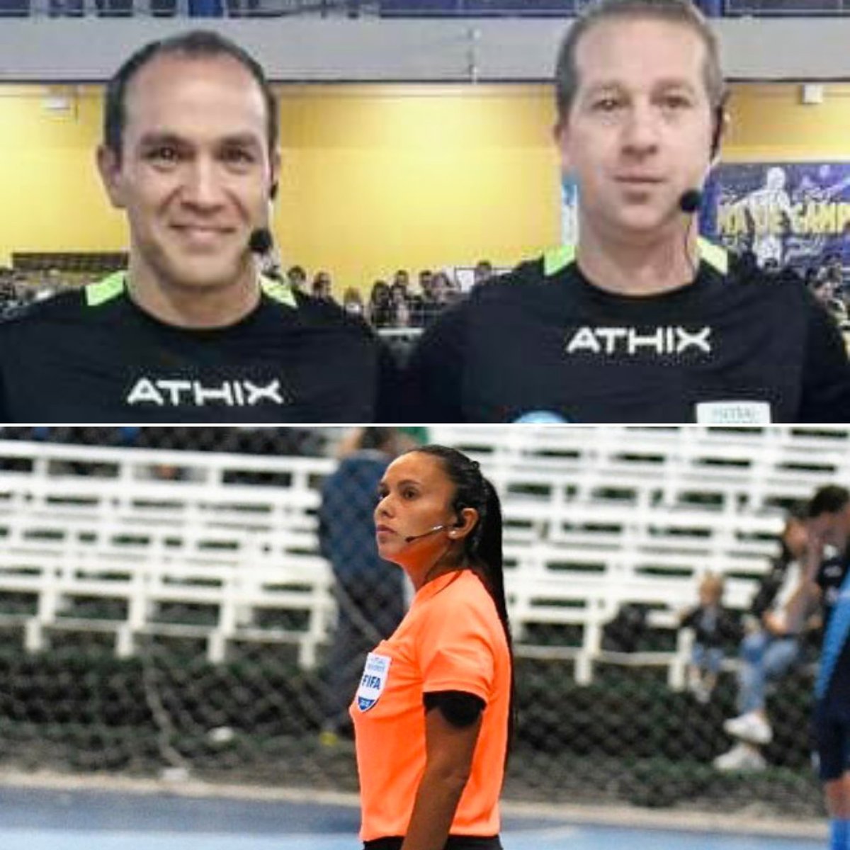 refereestore's tweet photo. Futsal - Dario Santamaría, Leandro Lorenzo y Estefania Pinto, convocados para las eliminatorias del proximo mundial de Futsal.
Estefania será la primera #árbitra argentina en participar de una competencia de Conmebol Masculina.
#Arbitros #Referees #Futsal https://t.co/JR1Zmix5wy