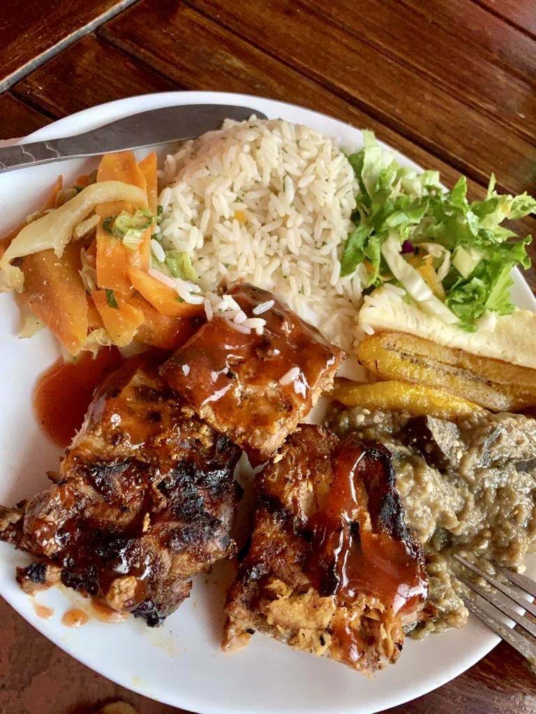 AliKentish's tweet image. Today’s thesis reporting stop took me to beautiful St. Vincent and the Grenadines and a popular local restaurant that made my Caribbean belly glad! #quickstop #thesisjourney