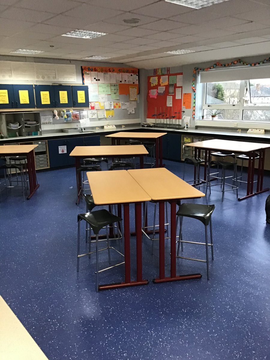 OHara_Biology's tweet photo. Lab 1 looking great after the new flooring was installed earlier this week! After moving lots of boxes I’ve realised I’m a hoarder of many useless items 😂😂 time for a clear out! Any empty recycling bins, send them my way!! ♻️ #newfloor #januaryclearout https://t.co/ltWLJxvr2s