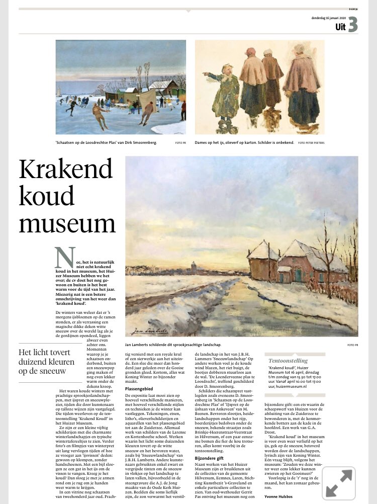 Krakend Koud in de Gooi en Eemlander! #krakendkoud #gooisewinters #winterinhetgooi
