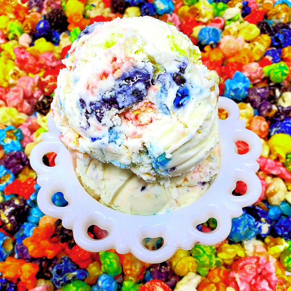 Popcorn Buddha's Kornfetti is now in ice cream!!! Specially made by the Ice Cream Factory of Eldon Mo. <a href="/HarrisonSmith85/">B Harrison Smith</a> <a href="/OpieRadio/">Opie Radio podcast</a> <a href="/PoconoRecord/">Pocono Record</a> <a href="/Popcorn/">Popcorn</a> <a href="/NewsTribune/">Jefferson City News Tribune</a> <a href="/GeekToMeRadio/">Geek To Me Radio</a> <a href="/seanhannity/">Sean Hannity 🇺🇸</a> <a href="/LesserEvilSnack/">LesserEvil Snacks</a> <a href="/rushlimbaugh/">Steven</a> #NoCorporateBullying