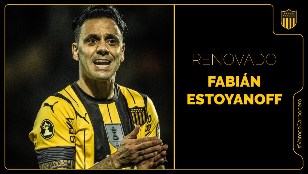 OficialCAP's tweet photo. ✒️ Fabián Estoyanoff y #Peñarol renovaron su vínculo hasta el final de temporada. ¡Vamos, @loloestoyanoff! https://t.co/LVbgHfoMXS