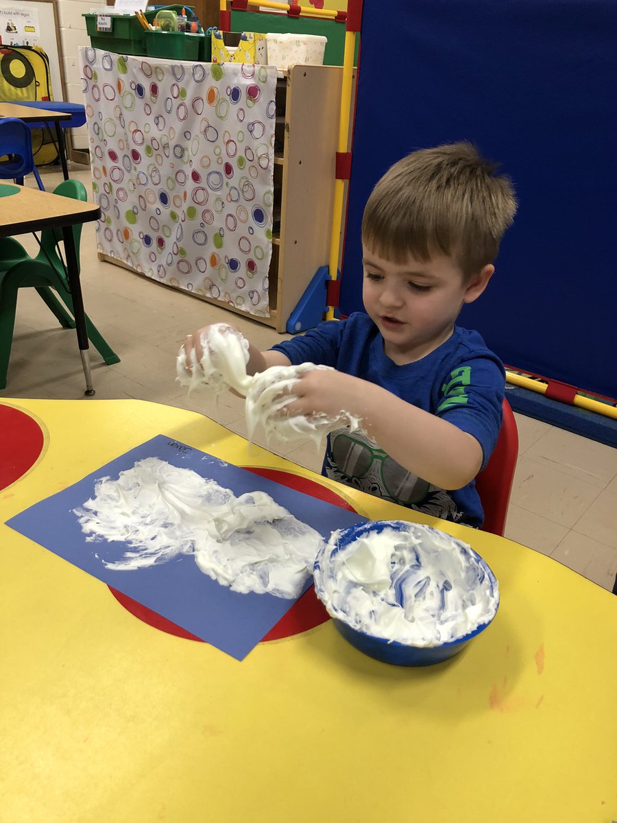 missavallone's tweet photo. After learning that penguins live on icebergs we had some fun making one! https://t.co/9SW8BVFTor