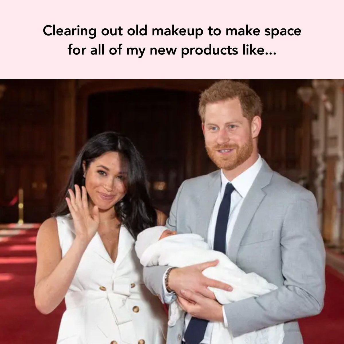 BrandefyA's tweet photo. Me clearing out old makeup to make room for all of my new beauty purchases like "out with the crusty old mascara, in with the zen." ⁣#beautyhumor #projectpan #royals #youglowgirl #beautyfull #beauty #beautycommunity https://t.co/bmfTllf38N