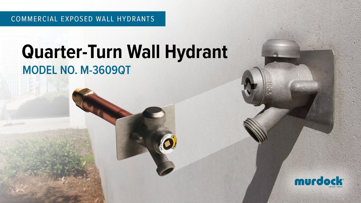 Our non-freeze exposed wall #hydrants are bronze with stainless steel backer plate or chrome face for flush installation to interior/exterior walls. Learn more on our site! #buildingmaterials #construction #contractor #facilitymaintenance

 bit.ly/2SR4jRe