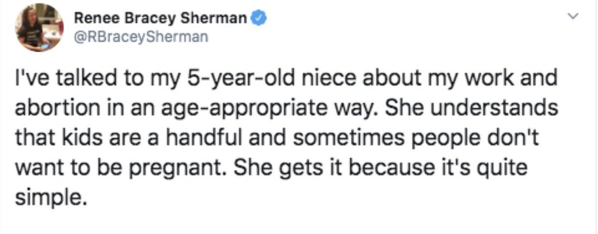 "Small child, let me explain: kids are a handful, and sometimes we have to get rid of them because they are a handful. Any questions? ANY QUESTIONS?!"