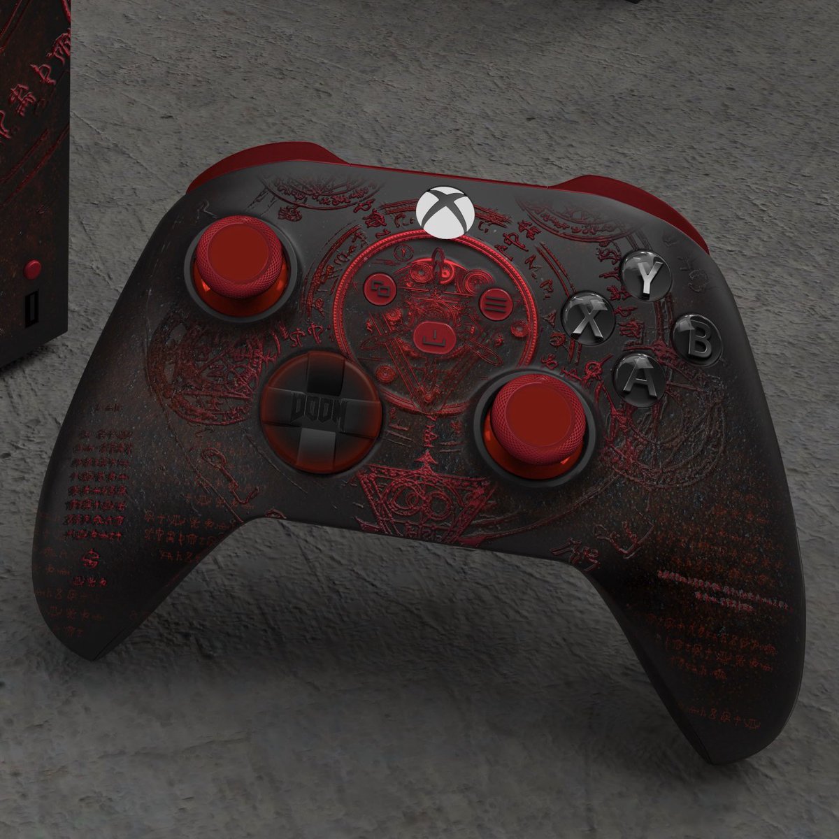 POPeART_'s tweet photo. I am super excited for @DOOM #DoomEternal and a @xbox fan art request by @NeathScott here is the #XboxSeriesX version https://t.co/Ihj9Bgh885