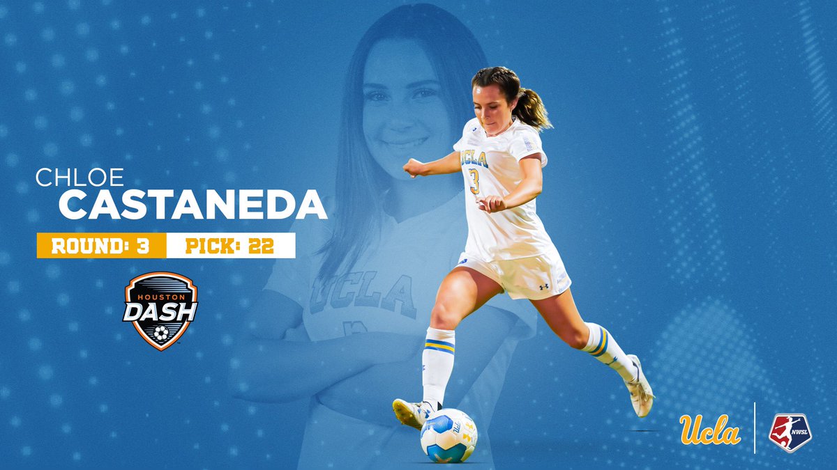 Get ready to #DashOn in 2020! <a href="/chloe_castaneda/">Chloe Castaneda</a> is headed to the <a href="/HoustonDash/">Houston Dash</a> as the <a href="/NWSL/">National Women’s Soccer League</a> No. 22 overall pick! 

#GoBruins | #BruinsInThePros