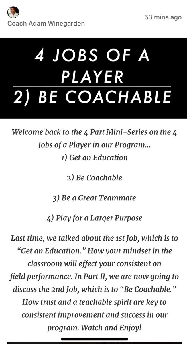 CoachYeah tweet picture
