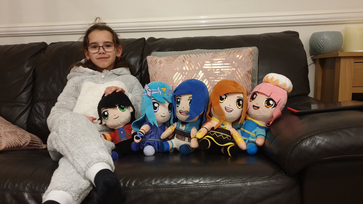 ActualSam's tweet photo. @ItsFunneh Meet Rosie and her children, who she takes with her everywhere.  She saved up her pocket money and just ordered the Kondo Set too.  She's your biggest fan in the UK. She said can you show the Krew this photo. Thanks! https://t.co/qP2vkaTi75