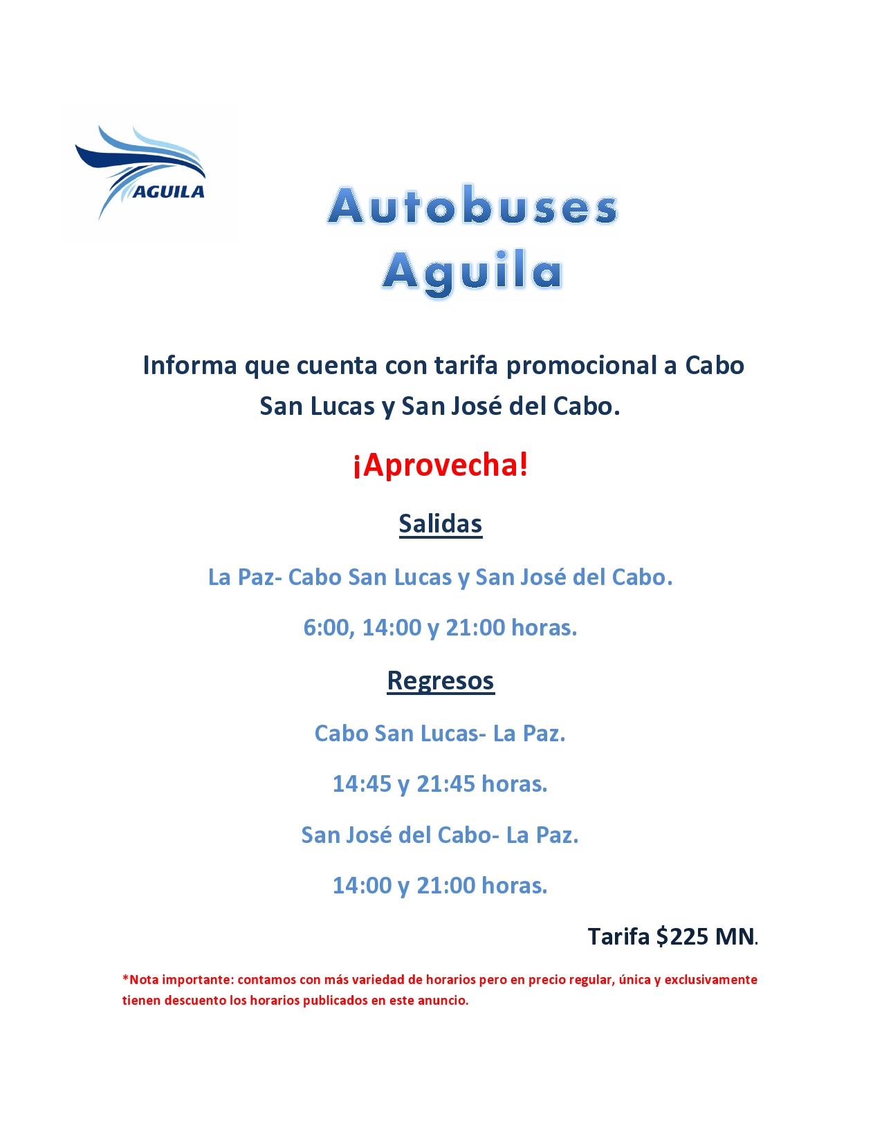 AUTOBUSES AGUILA no Twitter: 