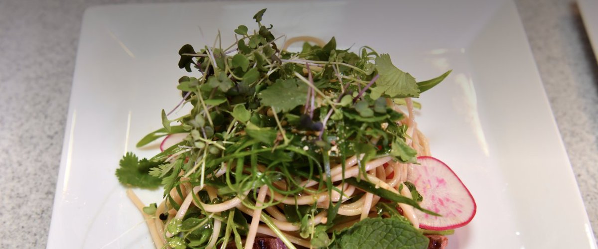 Need some dinner inspo? Try <a href="/djshaunoneale/">Chef Shaun O'Neale</a>'s Asian Skirt Steak Salad. It's #healthy, fresh, and full of flavor! mcys.co/39Z8DUQ