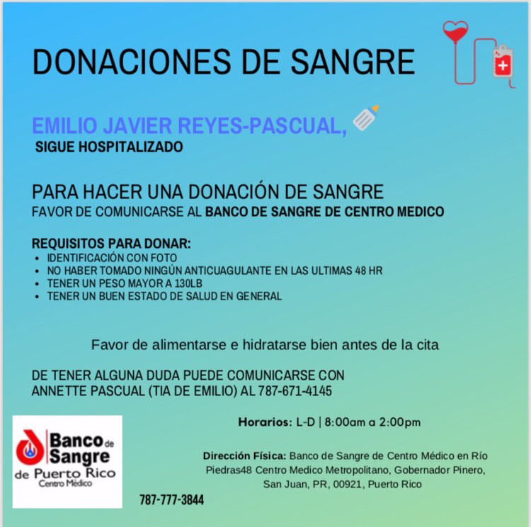illy_reyes's tweet image. Por favor , si no pueden donar denle share. Es un bebe de 3 meses y me dicen que la reserva no tiene mucha sangre. Es mi primito😔