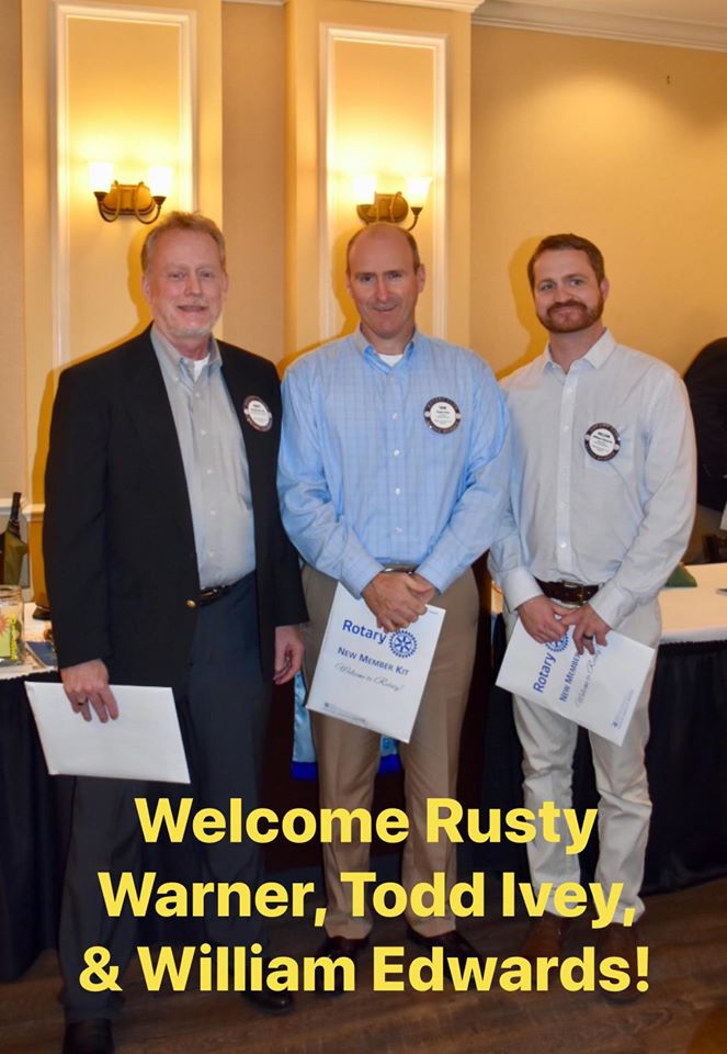AmericusClub's tweet image. Inducted three new members! #AmericusRotaryClub #District6900 #ServiceAboveSelf