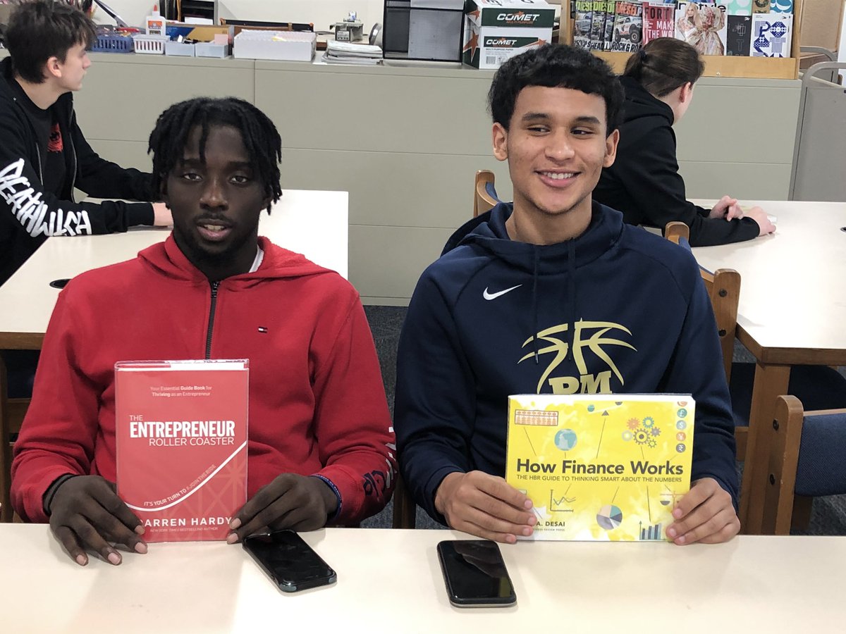 PM_Business's tweet photo. Thank you @PMEdFoundation for the awesome business books for me and the library! https://t.co/FcHEgIGiRA