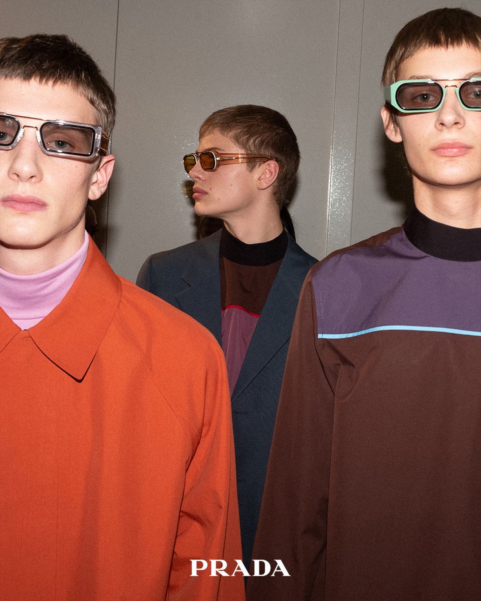 Prada's tweet photo. #Backstage seen by #danielarnold: a postmodern panopticon, designed for the #PradaFW20 Men’s collection.
Discover more at https://t.co/VR4fDjSeit.
#MiucciaPrada
#Prada
#mfw https://t.co/k8WmI0gSDI