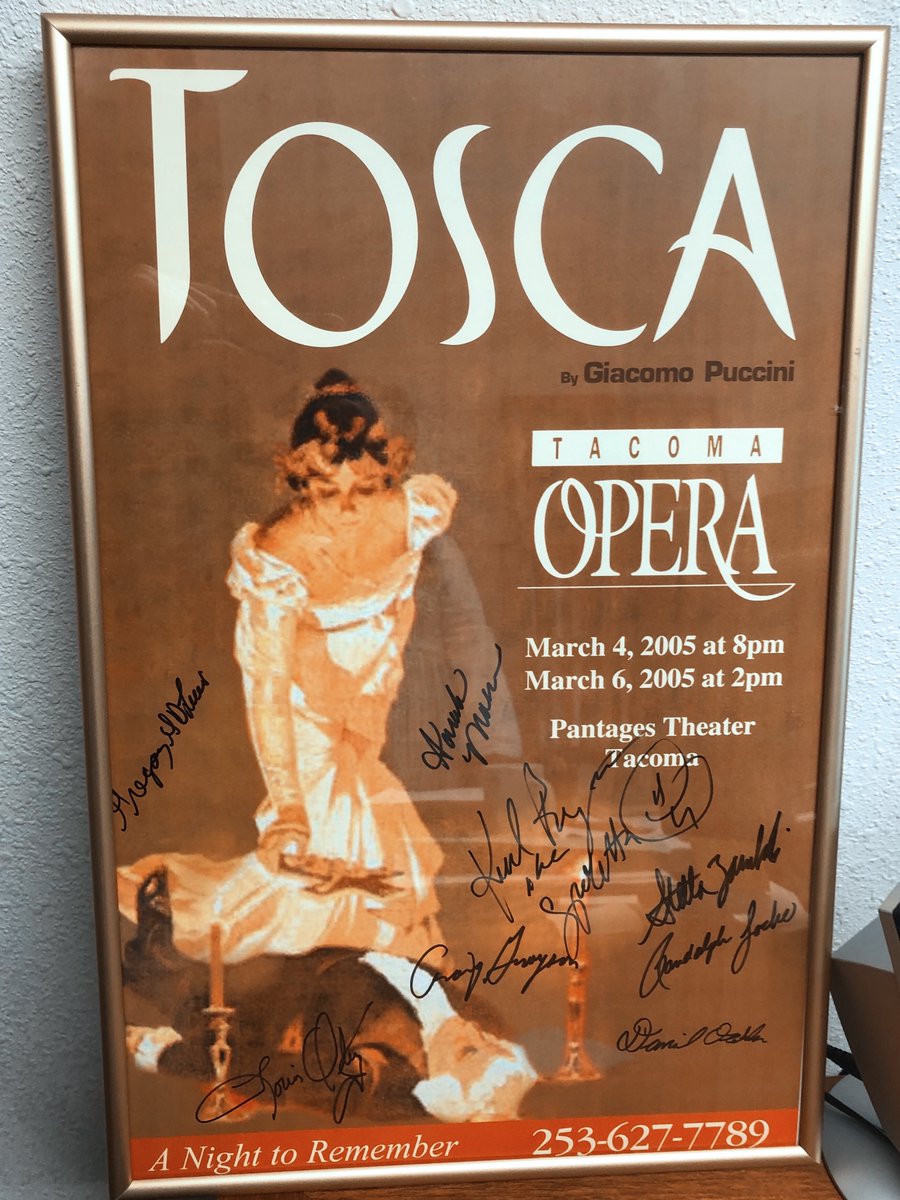 Throwing it way back to Tacoma Opera’s last production of #Tosca in 2005! 🎶

Don’t miss your chance to enjoy this iconic opera this February at Tacoma’s beautiful Pantages Theatre! 

Get your tickets online here: ow.ly/rqhD50xxWG0

#puccini #opera #meetopera #tacoma #tbt