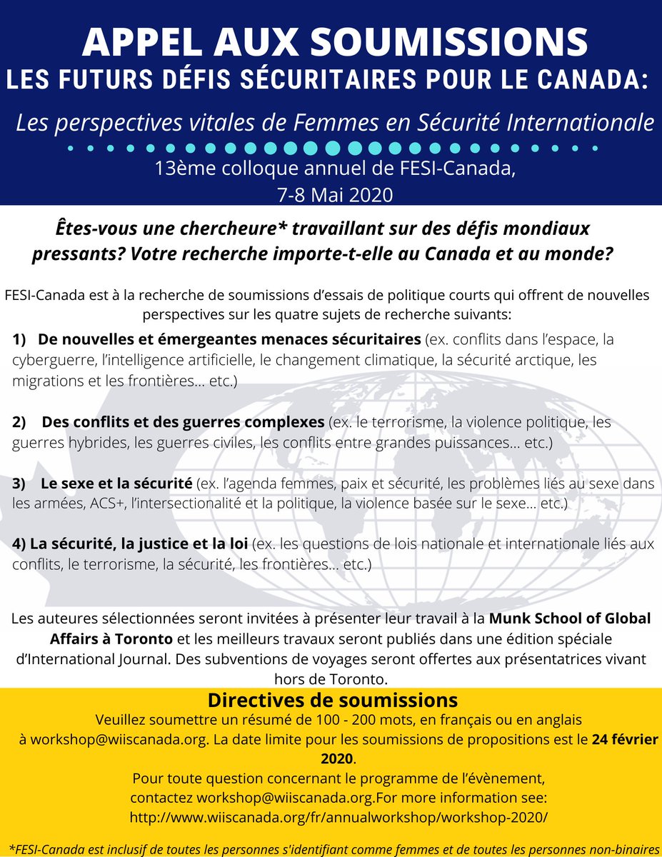 Wiis Canada On Twitter It S Finally Here Our Call For Papers For The Wiis C Annual Workshop Begins Today And We We Couldn T Be More Excited Let Us Know If You Have Any