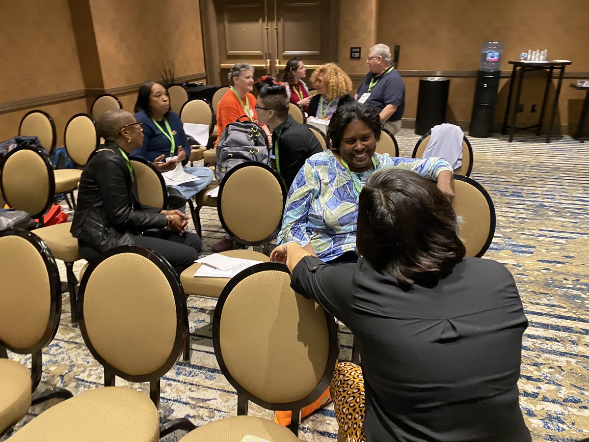sageusa's tweet photo. Enjoyed a great #SAGETable lunch at #CC20, talking about challenges and opportunities combating loneliness, building community, and sustaining connections as we age. #LGBTaging #crossgen #CreatingChange2020 https://t.co/S8accERhVd