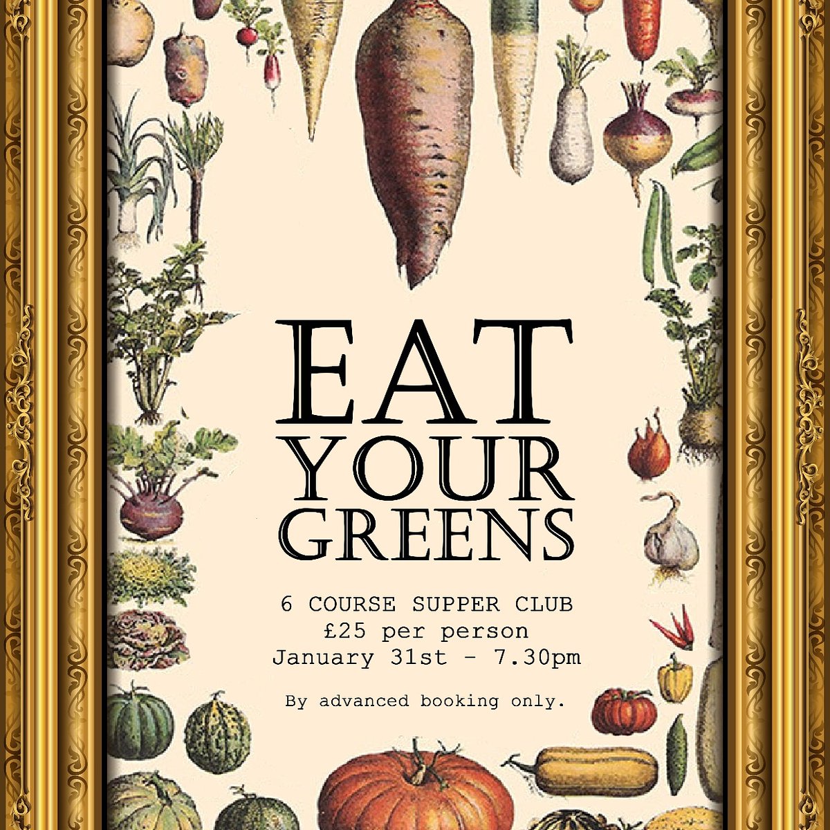 Vegan or sausages either way we've got you covered #vegannight #6course #thecrown #bookatable