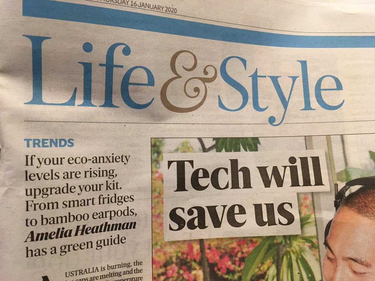 “Worried about climate change? Buy more stuff,” says the <a href="/EveningStandard/">nope s</a>. Umm... pretty sure that isn’t the solution.