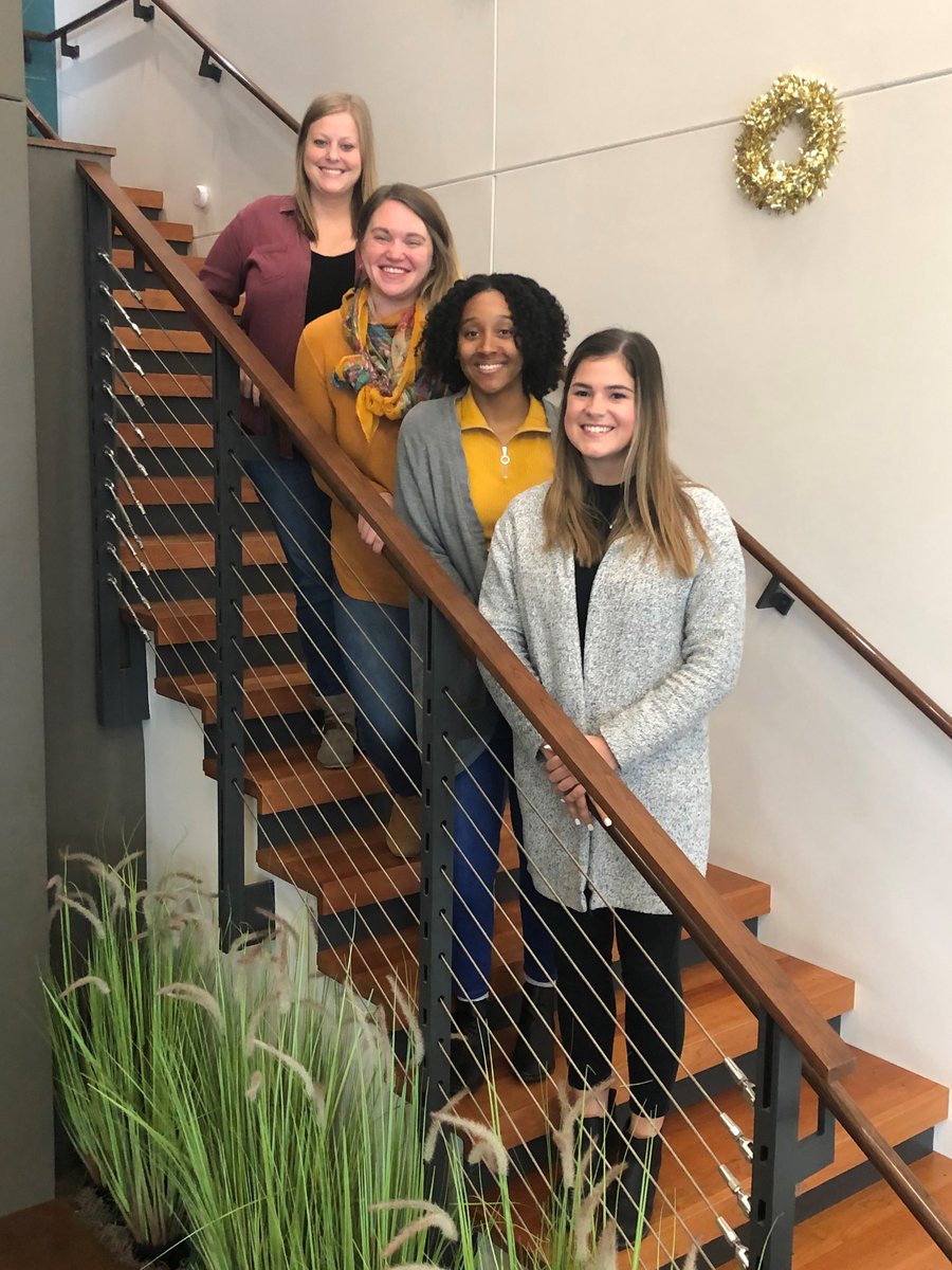 donna_schneider's tweet photo. Woohoo 🎉 🙌! It’s another great week @LSSND as we welcome our Spring 2020 #Interns (L to R) Mady W, Hayley J, Bethany C, Kiara J, &amp; Victoria C. Super excited for these students from @UofGrandForks, @NDSU, @MSUMoorhead, and @UCF! #LSSNDinternship #HealingHelpHope #SocialWork https://t.co/ML7qPtoBcc