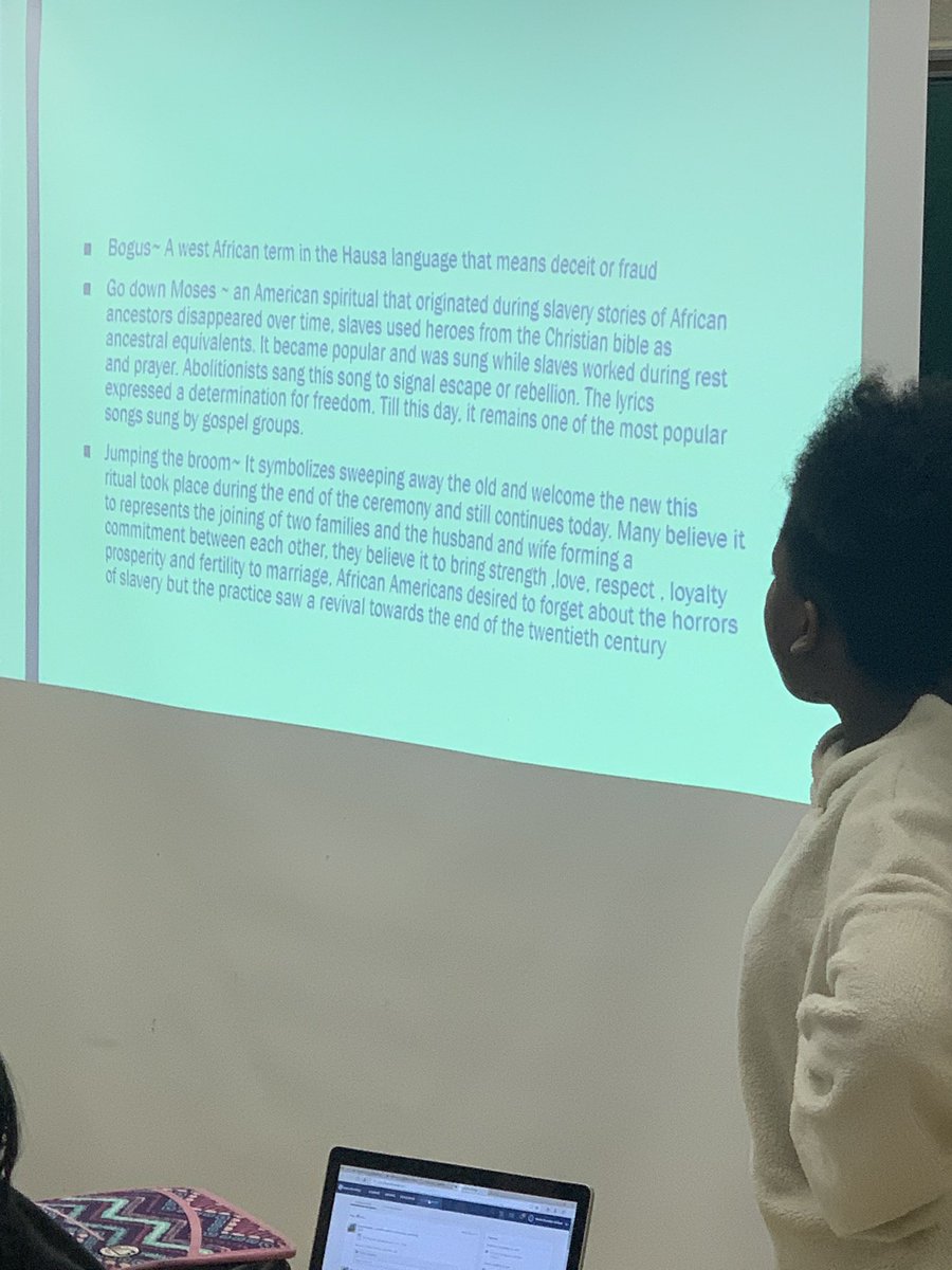 Arts_SWA's tweet photo. Let’s talk about coding! Our 8th grade ethnomusicologists are currently analyzing coded messages through their understanding of slavery &amp; the African-American Spiritual. #Rigor #Connection #SWArts https://t.co/17gPgCahr7