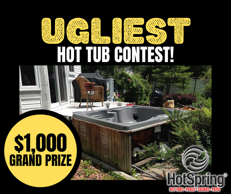HotSpringLaX's tweet photo. ...  Winners will be chosen on Monday, January 20th. TAG your friends who have an ugly working OR broken hot tub so they can enter to win the #GrandPrize! https://t.co/CmLowooxHw