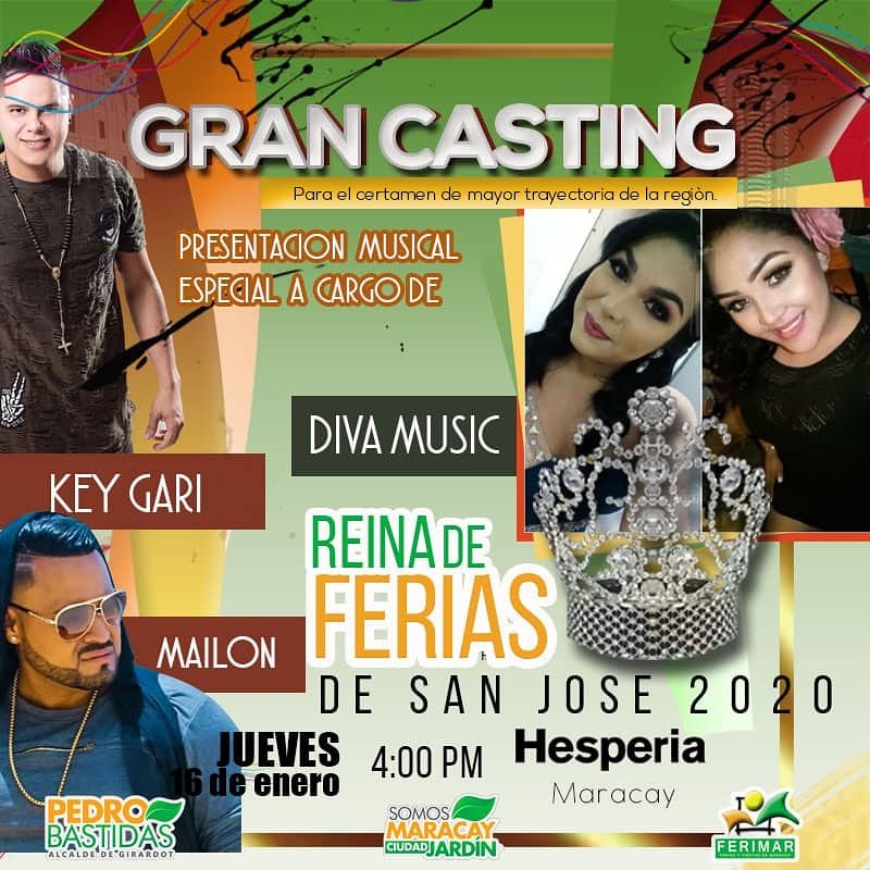 FerimarCA's tweet photo. La #MUSICA también nos acompañará esta tarde en el gran #CASTING 🎵 con las voces de @keygarimusica (IG), @mailonmusic (IG) y 2 integrantes del talentoso grupo #DivaMusic 💛❤️💚 ¿Ya estás #PREPARADA para la cita? 😏 https://t.co/q8ad72DHUo