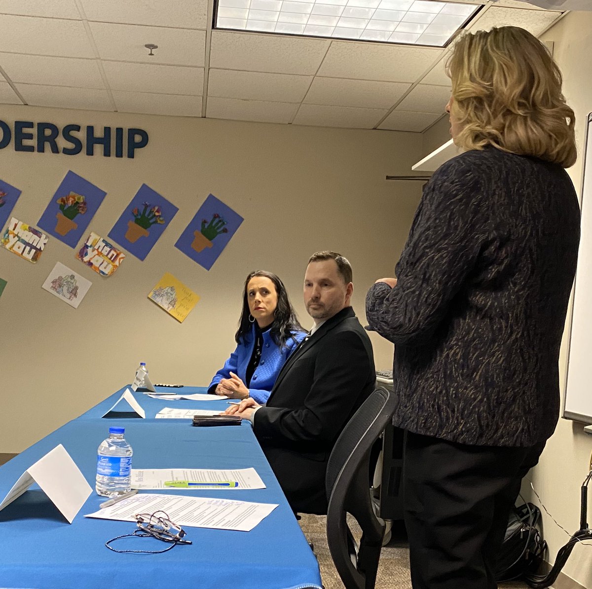 mvesc's tweet photo. Public school district officials present the financial dangers and issues related to the current EdChoice Scholarship Program at a press conference at MVESC. https://t.co/432eNCc4FB