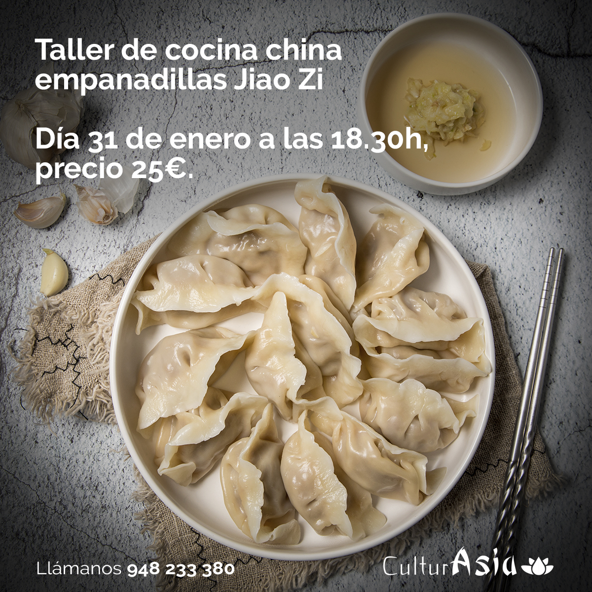 CulturAsia's tweet photo. Ya se acerca el año nuevo chino!!! Aprende a cocinar JiaoZi para celebrarlo con nosotros :) #jiaozi #comidachina #aprendeacocinar #cultura #china #escueladeidiomas #talleres #añonuevochino #pamplona #enero https://t.co/qscmBqNfBy