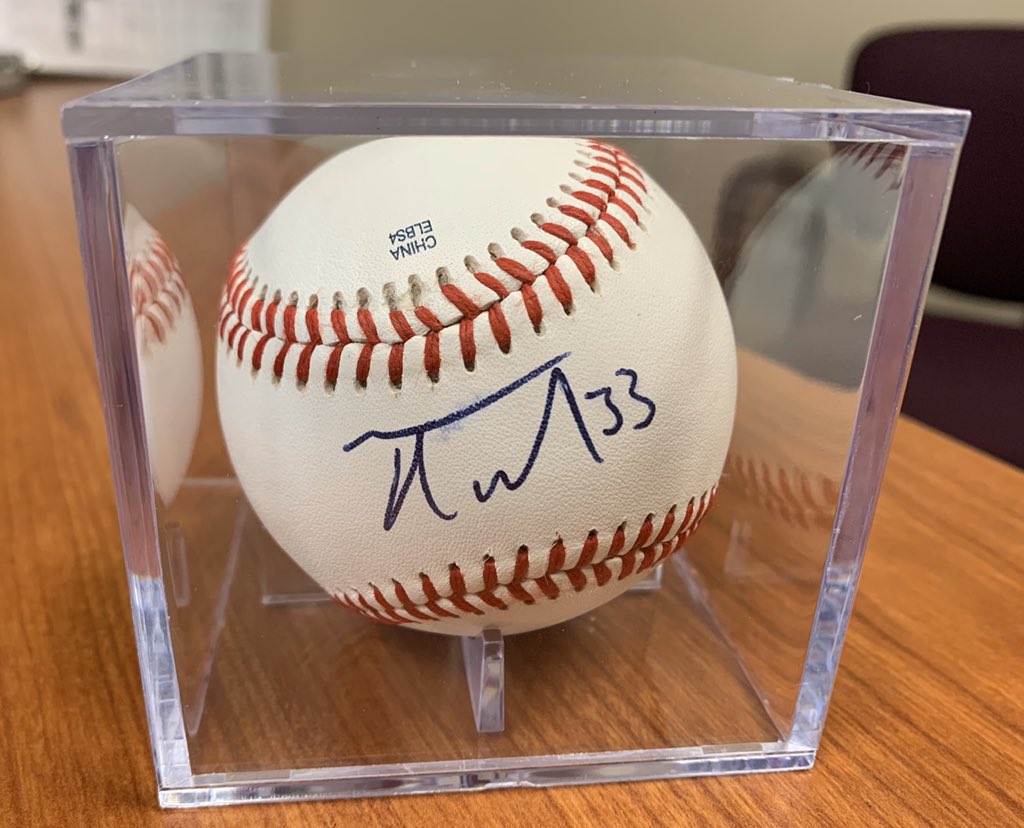 RoadtoDetroit's tweet photo. Giveaway time!

#Tigers prospect Tarik Skubal was recently ranked as the No. 4 lefthanded pitcher in @MiLB, per @MLBPipeline. 

Follow &amp; RT for a chance to win this Skubal autographed baseball! https://t.co/AZx1YpQRtn