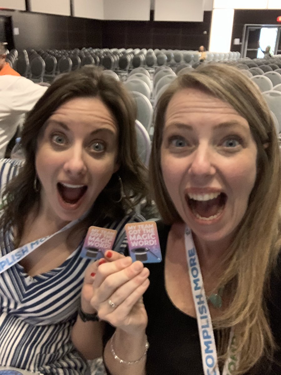 tamaraletter's tweet photo. We played Magic Word during @tonyvincent’s Electrify Any Lesson session and WON! So fun! Can’t wait to do this Google Forms lesson with students back home! #LearningInHand #MLMagical #passionforkindness #FETC #FETC20 #FETC2020 https://t.co/CUiFVaUv7F