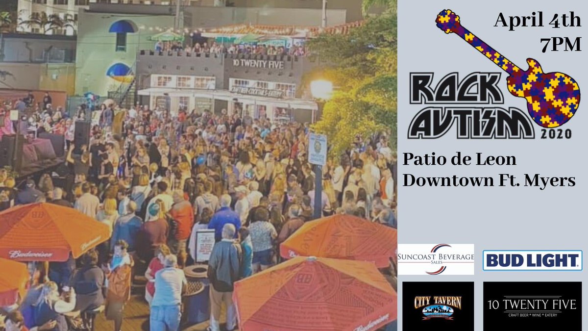FI_Inc's tweet photo. We are ecstatic w/ the support we’ve received for Rock Autism! This night brings together both our community &amp; cause to advocate for our kids. If you are interested in contributing, we are welcoming support of all levels! Email info@fi-florida.org for more info! #RockAutism #SWFL https://t.co/1OpZ9YuFGo