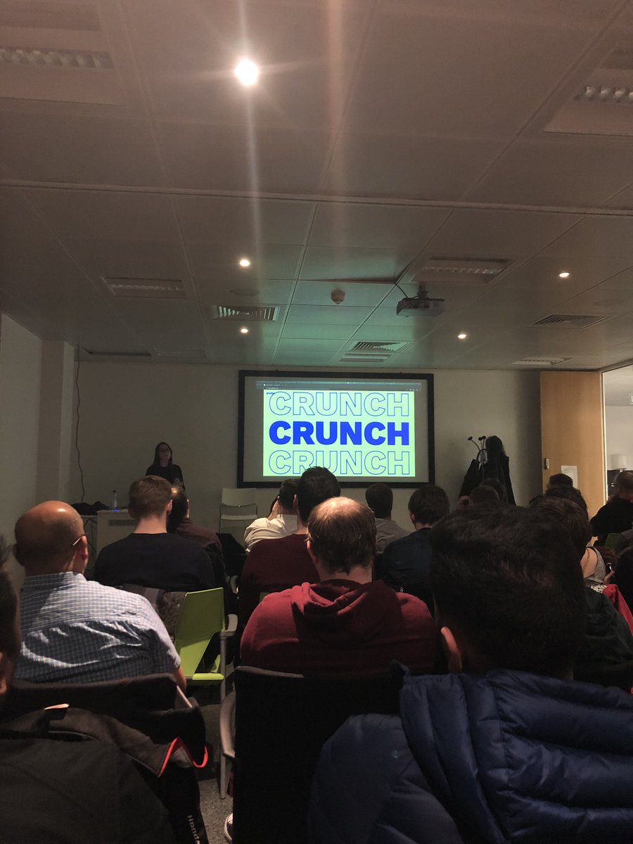 mattpowerdev's tweet image. Other than a fabulous chocolate bar, ‘Crunch’ is over working yourself into crisis! #LeicesterJS