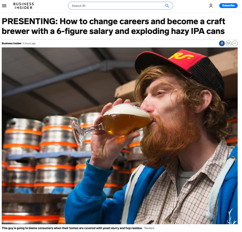 MUST READ: Business Insider's Guide to Becoming a Craft Brewer