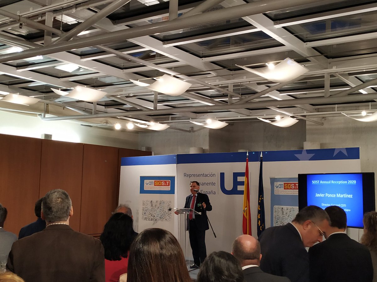 sost_cdti's tweet photo. Javier Ponce, Director General de @CDTIoficial destaca la larga trayectoria de colaboración con la @ComisionEuropea de #España y CDTI en particular, especialmente en lo referente a la implementación de los Programas Marco de I+D+i https://t.co/Rvw2fHjBwT