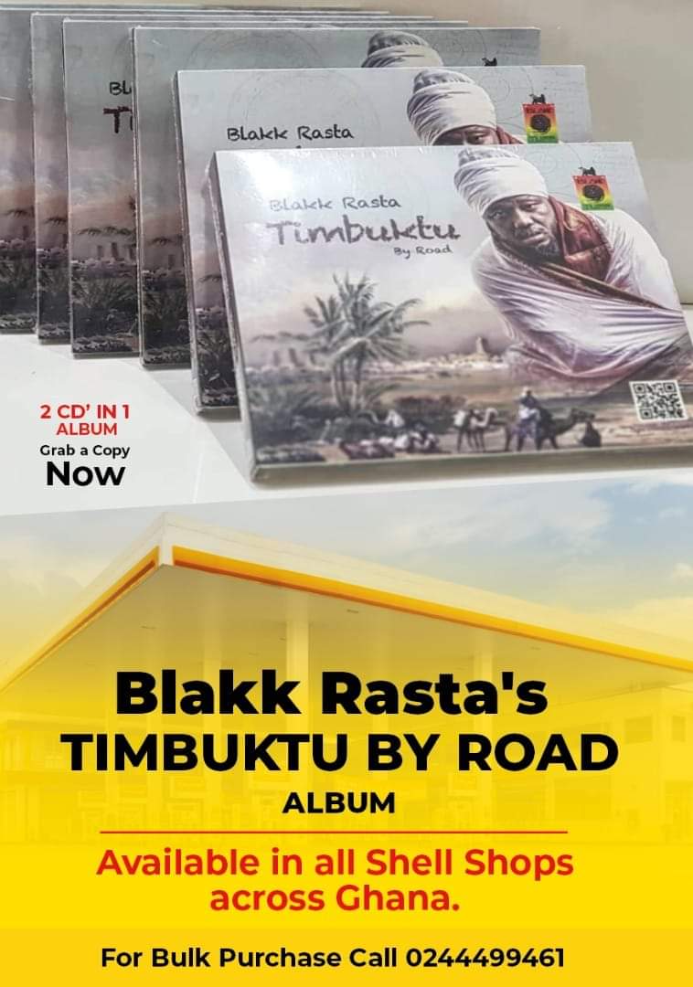 nat_ebube's tweet photo. Grab your copy💽 #TimbuktuByRoad from king @Blakkrasta available in all shell shops across Ghana #Mpumalanga #Emefa #BigDiddy #ChagsiKalanga #Taakama #Shifu @zylofon1021fm https://t.co/79XolWv2hW