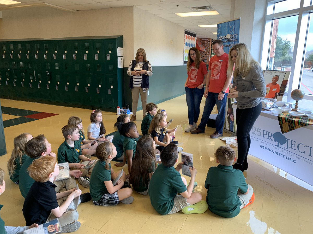 25Projectorg's tweet photo. We are blessed and honored the lower school Legacy Christian Academy students learned about 25 Project in chapel this week. In addition, every K-5th class came by the 25P missions’ table to learn about the kids their fundraising efforts will impact!  
#25projectorg #LCA https://t.co/WFRNPUNM9G