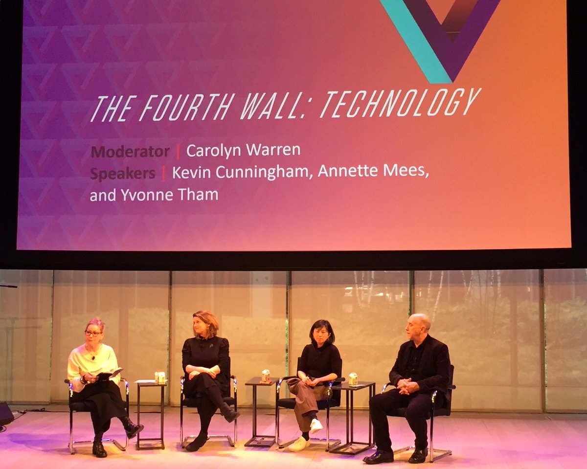 Maas_Erwin's tweet photo. Session 6 #NY20ISPA The Fourth Wall: Technology with @AnnetteMees @RoyalOperaHouse #YvonneTham @esplanade_sg #KevinCunningham @3LDNYC moderated by @carolynwarren10 @ISPA_global ‘90% of the experience of culture is now at home’ https://t.co/SY0M1eMsdl