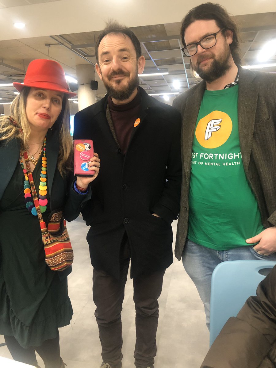 Fab event <a href="/AlanWeldon/">Alan Weldon</a> <a href="/darraghdoyle/">Darragh Doyle</a> <a href="/thebotmechanic/">Conor McGinn</a> Karen Tierney @SilverCloudH looking at how tech can support mental health @TCDTangent! <a href="/firstfortnight/">First Fortnight</a> Stevie stole the show - think I have a robot crush. <a href="/greendubliner/">greendubliner</a> <a href="/sazmattazz/">Sarah Walker</a> <a href="/loimar/">Loimar Vianna</a> <a href="/Miss_Faru/">Leyla F Karaha</a>