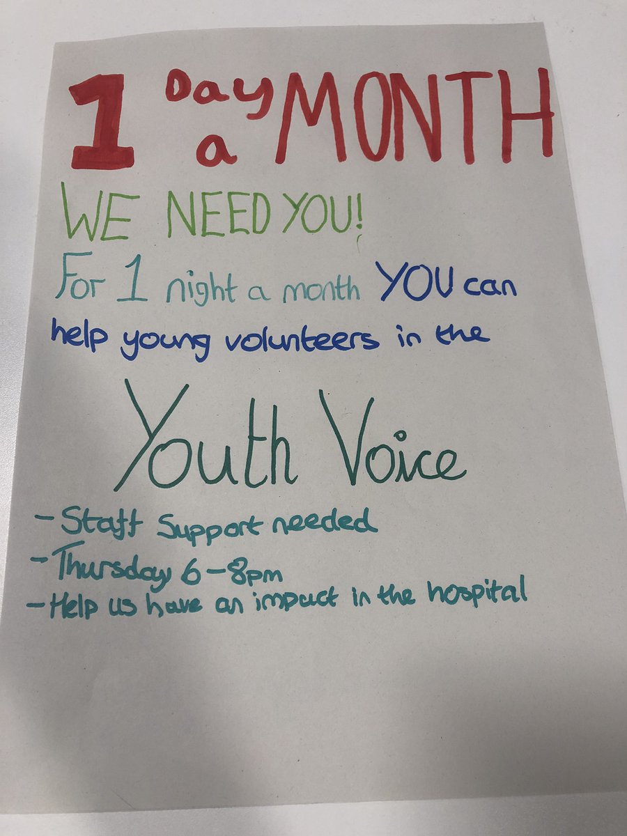 We have also been creative making posters to recruit more staff helpers to volunteer. 

<a href="/LancsHospitals/">Chorley & Royal Preston</a> <a href="/LancsHospPaeds/">Paediatrics</a>