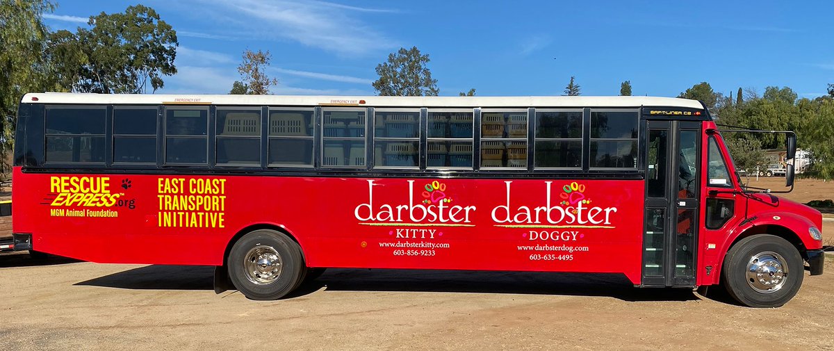 Beep, Beep, Beep!  Brand new bus headed to the East Coast.
With your help, we can get more animals transported to safe havens where they will find forever homes.
Donate at rescueexpress.org/donate

#freedomride #rescueexpress #saveshelteranimals #shelterlife #cats #dogs