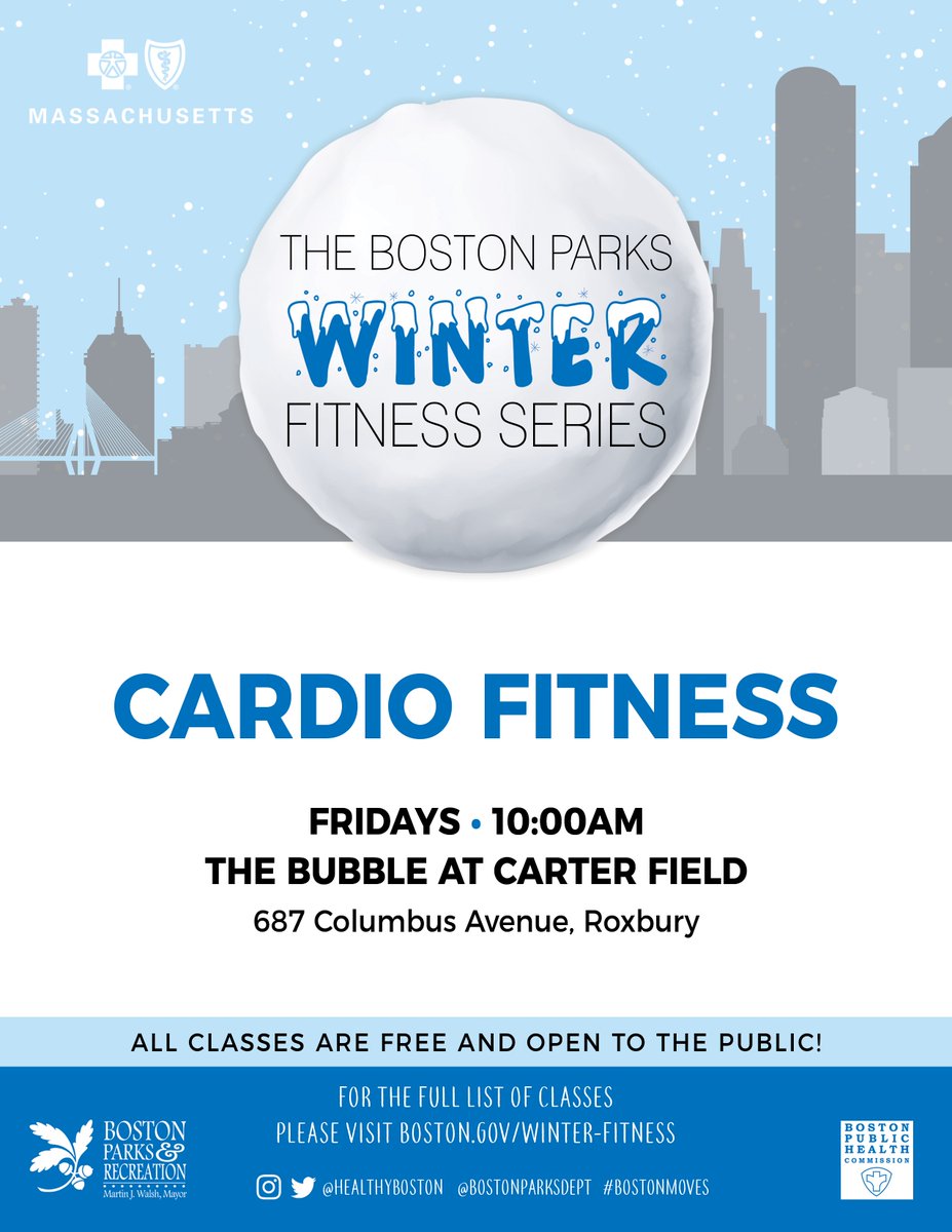 BostonParksDept's tweet photo. TOMORROW! Get your 💙 pumping with Cardio Fitness at the bubble in Carter Field! Free &amp; open to the public.

#HealthyBoston #BostonMoves #BostonParks
https://t.co/Wlc5ibfBOk https://t.co/Ze1WaAR0ur