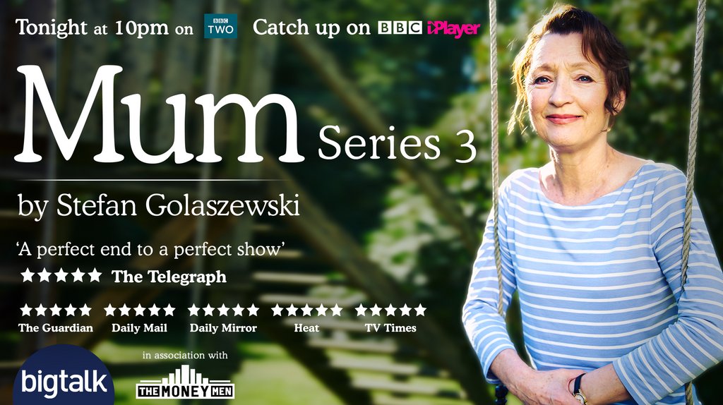 bigtalk's tweet photo. Don't miss a second chance to watch the wonderful third series of #MumBBC tonight at 10pm on @BBCTwo! Available to catch up on @BBCiPlayer immediately afterwards. https://t.co/d5FSBW4Stw