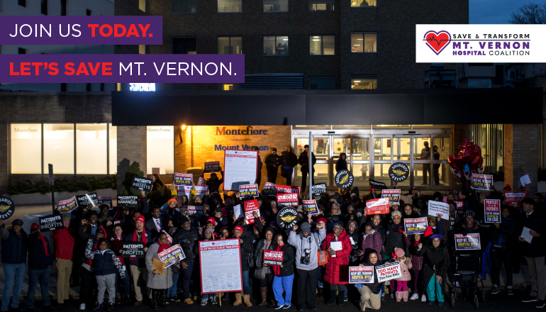 SaveMVH's tweet photo. Mount Vernon Hospital provides quality care to our communities and we must fight to keep its doors open. Join us today at a candlelight vigil to protect our hospital!
Thursday, January 16th  from 6:00-8:30pm at Mount Vernon Hospital. #SaveMVH #Open4Care https://t.co/POhezgyaJR