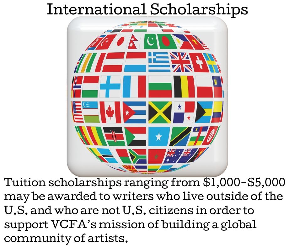 vcfawritepub's tweet image. Check out our #scholarship opportunities. 

Today we're highlighting our International Scholarships.

Priority deadline: Feb 1, 2020

For more information contact @LizzyFox12

#globalwriter #nonresident