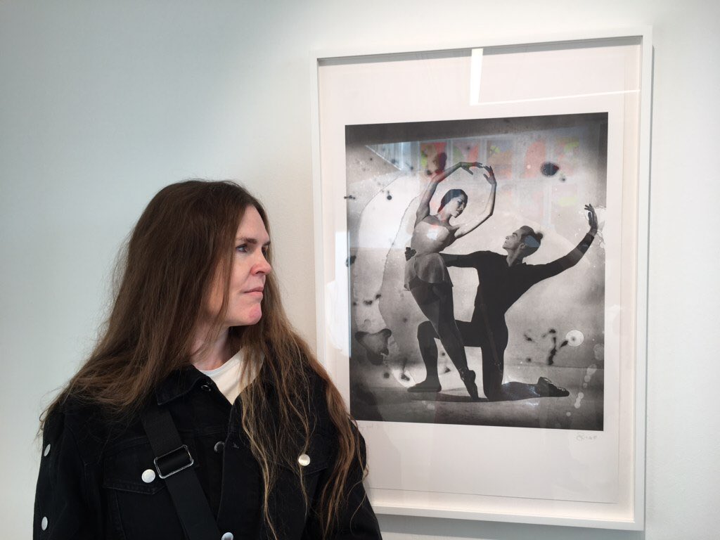 HepworthGallery's tweet photo. Artist Linder Sterling talked about her work for #SchoolPrints being ‘a love letter to The Hepworth Wakefield and ballet dancers everywhere’ as she recalls growing up on a council estate in Liverpool pouring over books of dancers and yearning for access to a creative life. https://t.co/dXgQYsIPu6