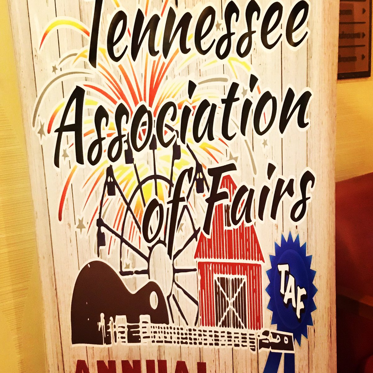 SevierCoFairTN's tweet photo. We have arrrived in #murfreesborotn.  Time to kick off the 2020 #tafconvention https://t.co/GVYoMuxu75