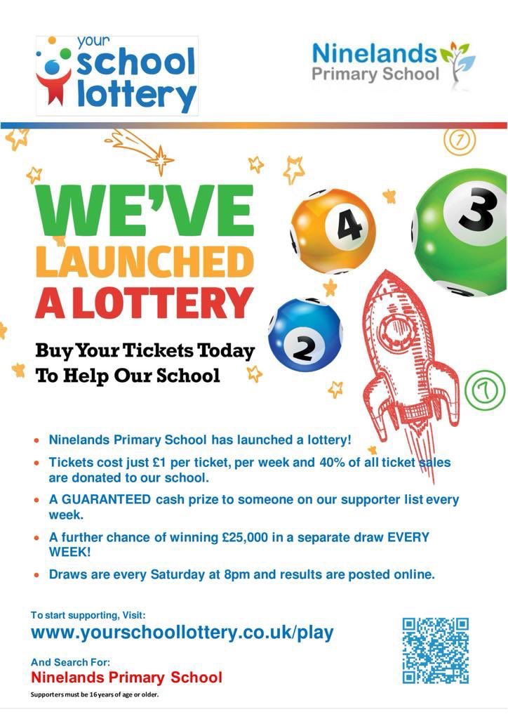NinelandsFON's tweet photo. Please help raise money for the school, you could win a cash prize every week! 

https://t.co/MSixiEc0gy 

#ninelandsschool #garforth #lottery #fundraising https://t.co/WewzNMRs6O